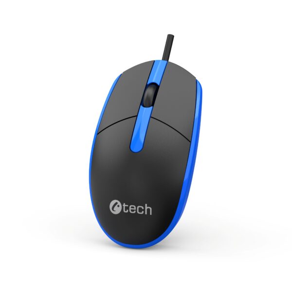 3-95 Myš C-TECH WM-10, černomodrá, USB
