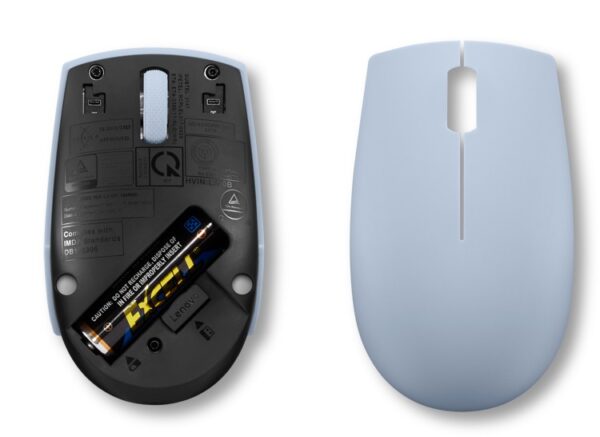 Lenovo 300/Cestovní/Optická/1 000 DPI/Bezdrátové USB/Modrá