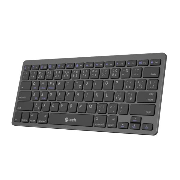 Klávesnice C-TECH KB-120S Dual mode, bezdrátová,