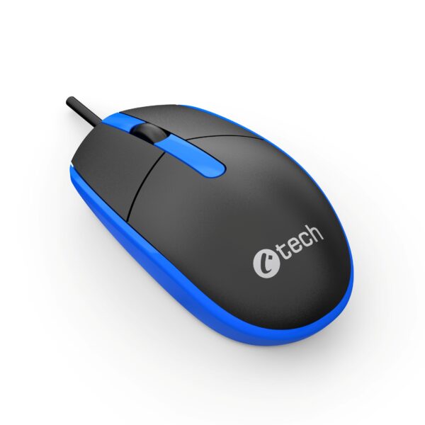 5-42 Myš C-TECH WM-10, černomodrá, USB