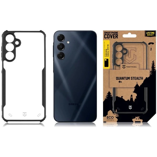Tactical Quantum Stealth Kryt pro Samsung Galaxy A16 4G/5G Clear/Black