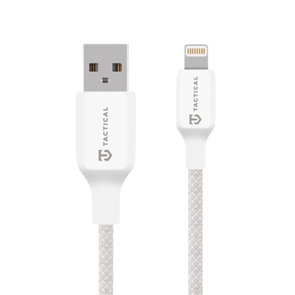 Tactical Stitch Thread Cable USB-A/Lightning 2m White