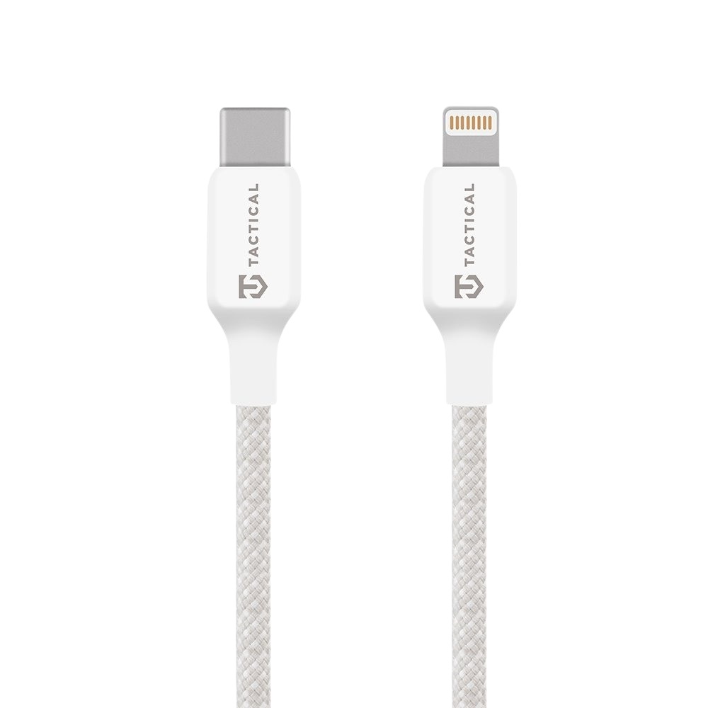 8596311283420-1 Tactical Stitch Thread Cable USB-C/Lightning 1m White