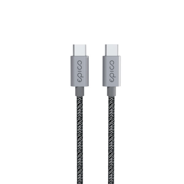 Epico 240W USB-C na USB-C opletený kabel 2m