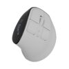 Vertikální bezdrátová myš Natec EUPHONIE PRO/Vertikální/Optická/Pro praváky/4 000 DPI/USB+BT/Bílá