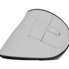Vertikální bezdrátová myš Natec EUPHONIE PRO/Vertikální/Optická/Pro praváky/4 000 DPI/USB+BT/Bílá