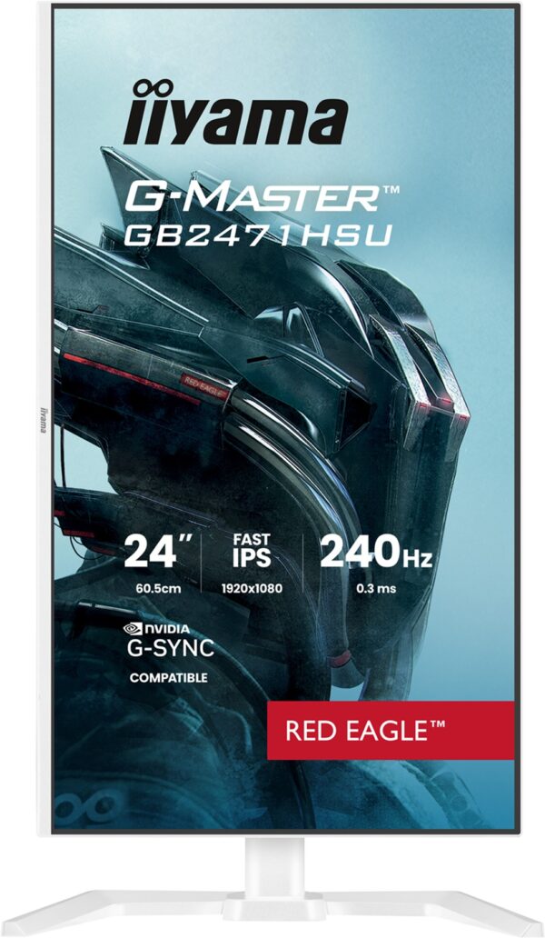 iiyama G-Master/GB2471HSU-W1/23,8"/IPS/FHD/240Hz/0,3ms/Bílá/3R