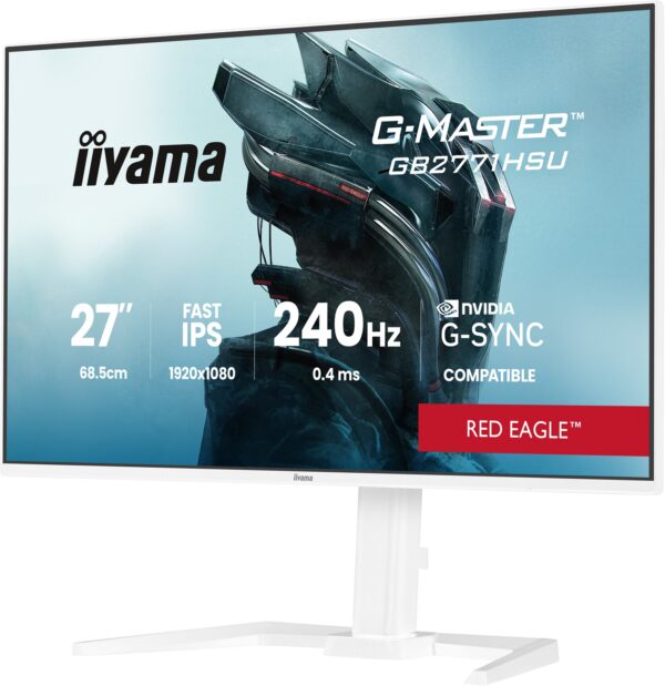 GB2771HSU-W1-30- iiyama G-Master/GB2771HSU-W1/27"/IPS/FHD/240Hz/0,4ms/Bílá/3R