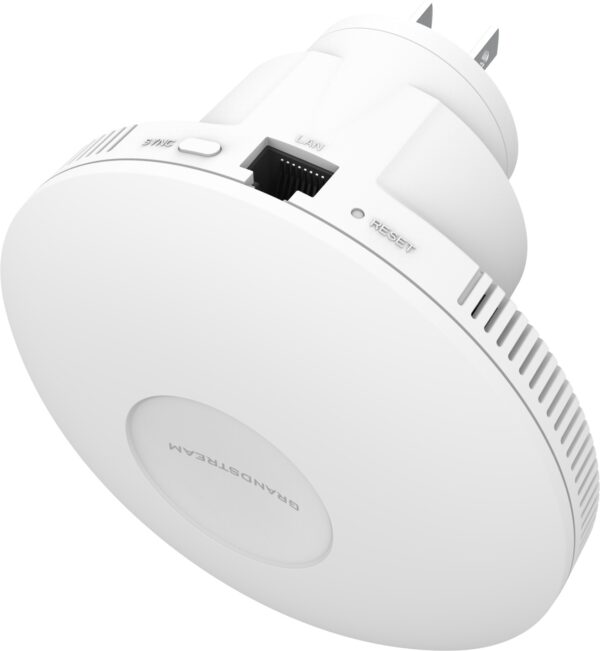 Grandstream GWN7660EM Wi-Fi 6 Extender a AP, MU-MIMO, MESH, captive portál, 16 SSID, QoS, VLAN