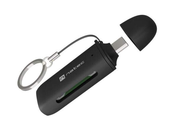 Scarab_C_NCZ-2365_render_4b Čtečka karet Natec SCARAB C SD/MICRO SD USB 3.2 GEN 1, Černá