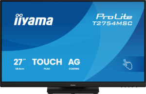 T2754MSC-B2AG-10- 27" iiyama T2754MSC-B2AG: IPS,FHD,AG,10P,HDMI,repr