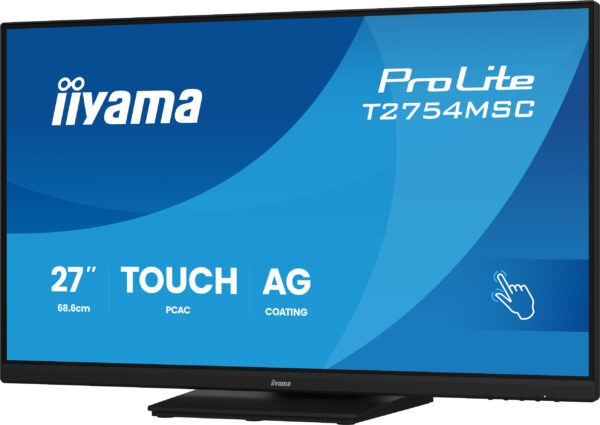 T2754MSC-B2AG-30- 27" iiyama T2754MSC-B2AG: IPS,FHD,AG,10P,HDMI,repr