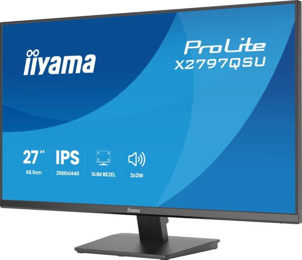iiyama ProLite/X2797QSU-B1/27"/IPS/QHD/75Hz/1ms/Černá/5R