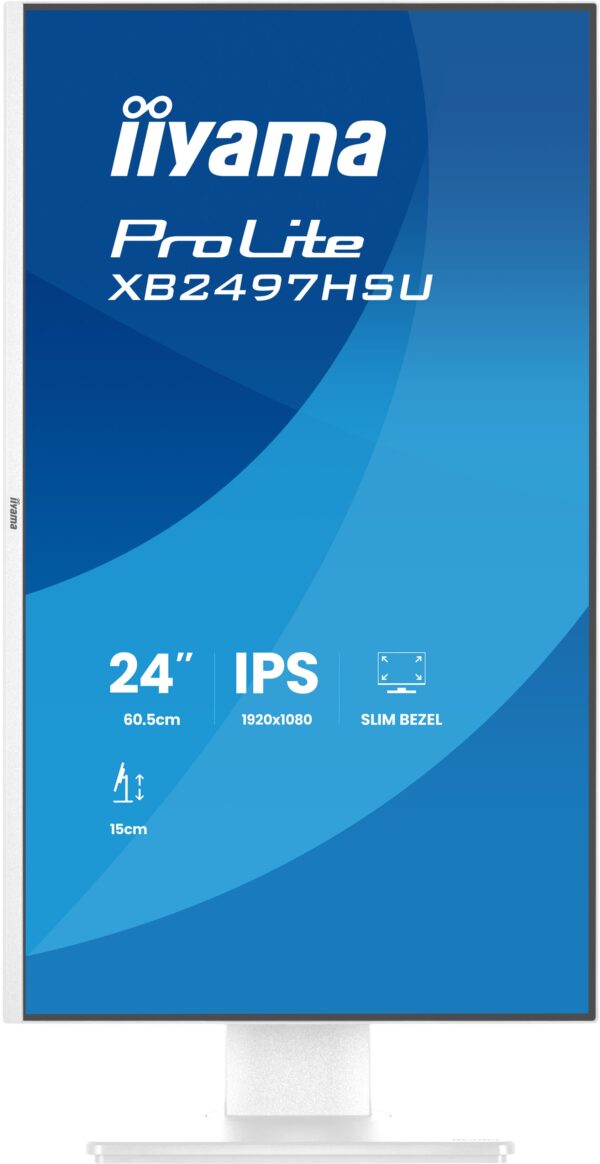 iiyama ProLite/XB2497HSU-W1/23,8"/IPS/FHD/120Hz/4ms/Bílá/5R