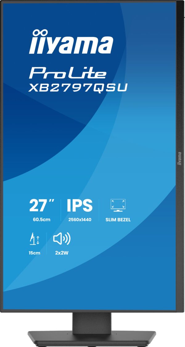 iiyama ProLite/XB2797QSU-B1/27"/IPS/QHD/75Hz/1ms/Černá/5R