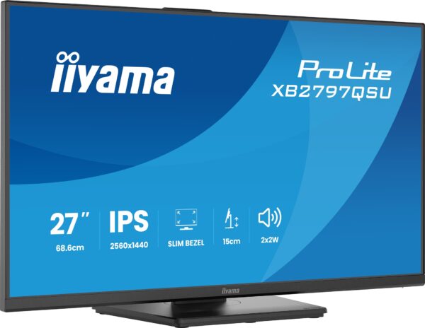 iiyama ProLite/XB2797QSU-B1/27"/IPS/QHD/75Hz/1ms/Černá/5R