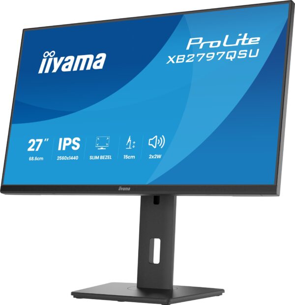 iiyama ProLite/XB2797QSU-B1/27"/IPS/QHD/75Hz/1ms/Černá/5R