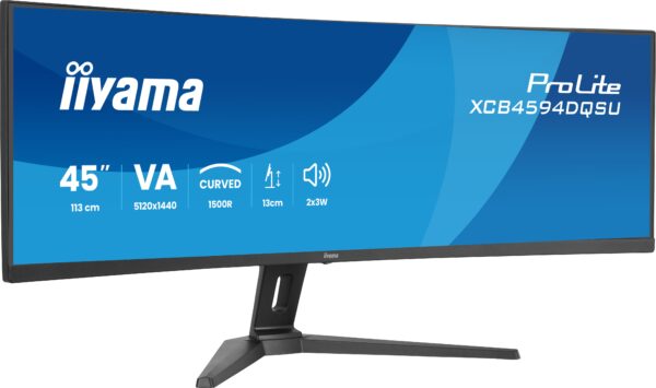 iiyama ProLite/XCB4594DQSU-B1/44,5"/VA/DQHD/75Hz/2ms/Černá/3R