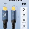 img-5-1-6 PremiumCord USB4™ Version2.0 80Gbps 16K@60Hz 240W Thunderbolt 3 a 4 kabel 1,5m