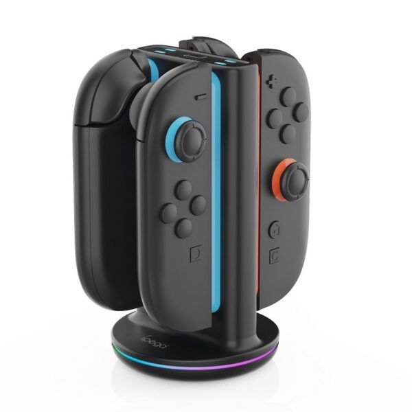 ipega-sw2051-nabijeci-stanice-s-rgb-pro-joycon-ovladace-nintendo-switch-2-black_ie14142088 iPega SW2051 Nabíjecí Stanice s RGB pro JoyCon Ovladače Nintendo Switch 2 Black