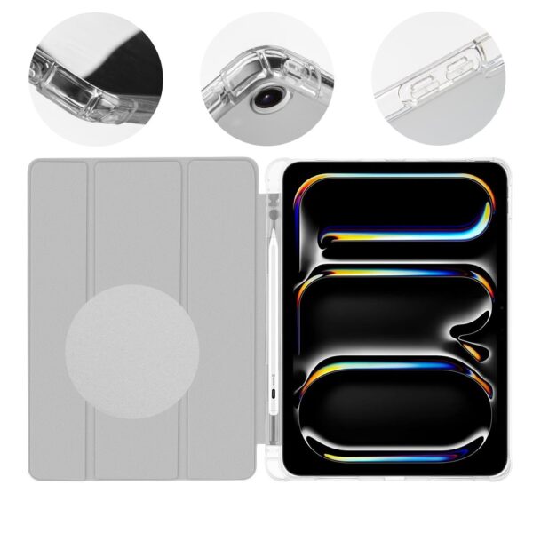 OBAL:ME MistyTab Pouzdro pro iPad Air (2020/2022/2024/2025)/iPad Pro 11 (1/2/3/4) Light Gray