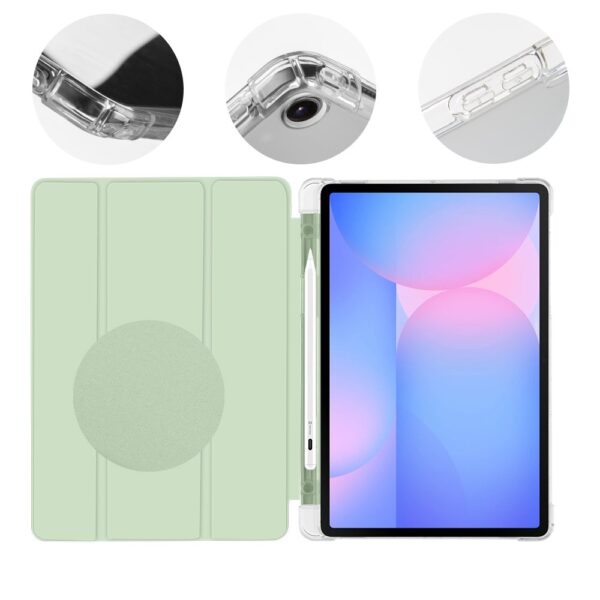 OBAL:ME MistyTab Pouzdro pro Samsung Galaxy Tab S10 Lite/S9/S9 FE/S10 FE Light Green