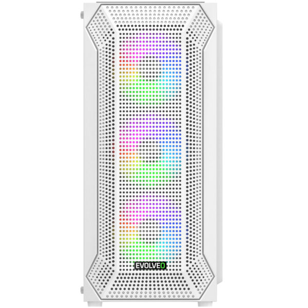 EVOLVEO Xenon, Midi Tower/ 4x ARGB/ mesh+sklo