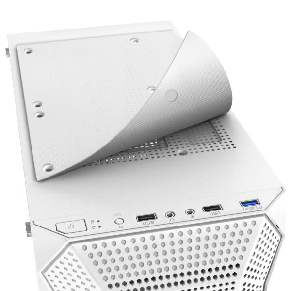 EVOLVEO Xenon, Midi Tower/ 4x ARGB/ mesh+sklo