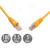 C5E-114YE-2MB_s SOLARIX patch kabel CAT5E UTP PVC 2m žlutý
