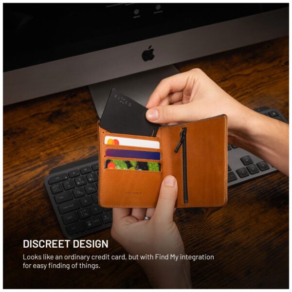 Smart tracker FIXED Tag Card 2,Find My, černý