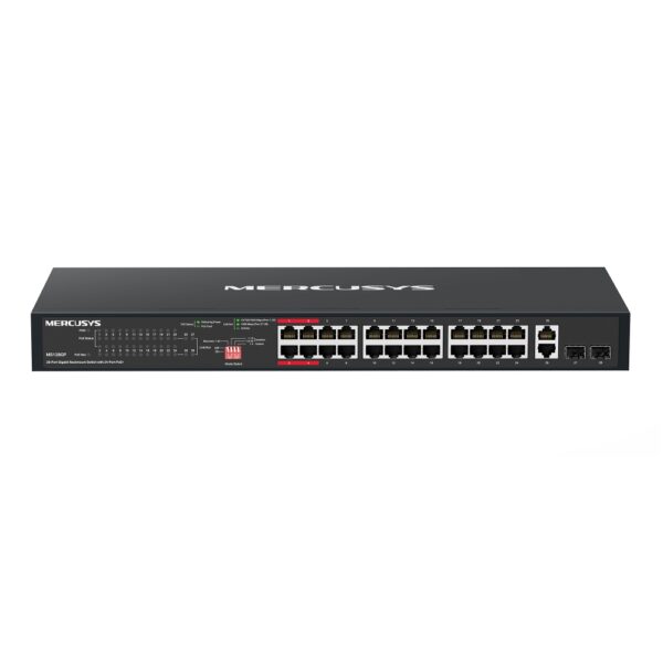 Mercusys MS128GP 28xGb rack switch(24xPOE+)