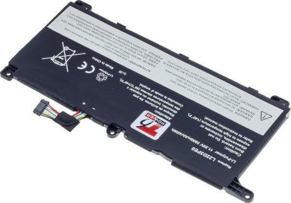 Baterie T6 Power pro Lenovo ThinkBook 14 G6, 14 G7, 16 G6, 16 G7, 3900mAh, 45Wh, 3cell, Li-pol