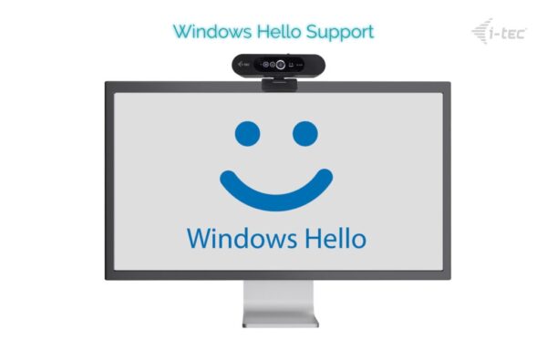 i-tec SOLOMON WH200 2K Webcam s Windows Hello
