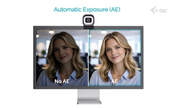 i-tec SOLOMON 700 STREAM 4K Webcam s LED osvětlením