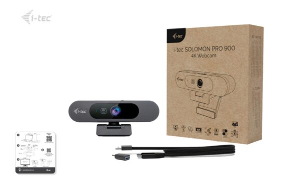 i-tec SOLOMON PRO 900 4K Webcam