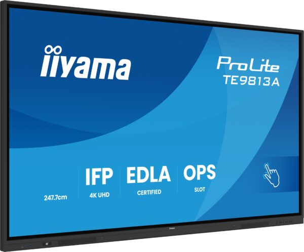 98" iiyama TE9813A-B2AG:IPS,4K,40P,EDLA