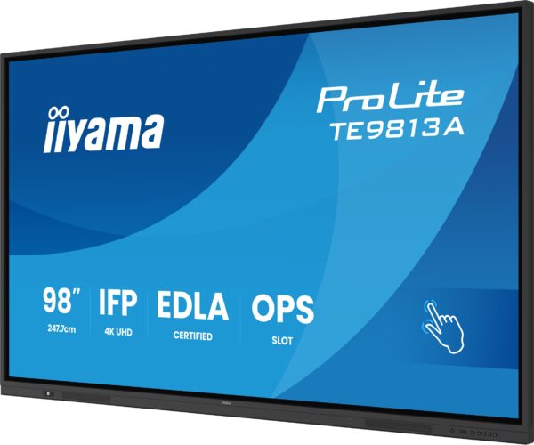 98" iiyama TE9813A-B2AG:IPS,4K,40P,EDLA
