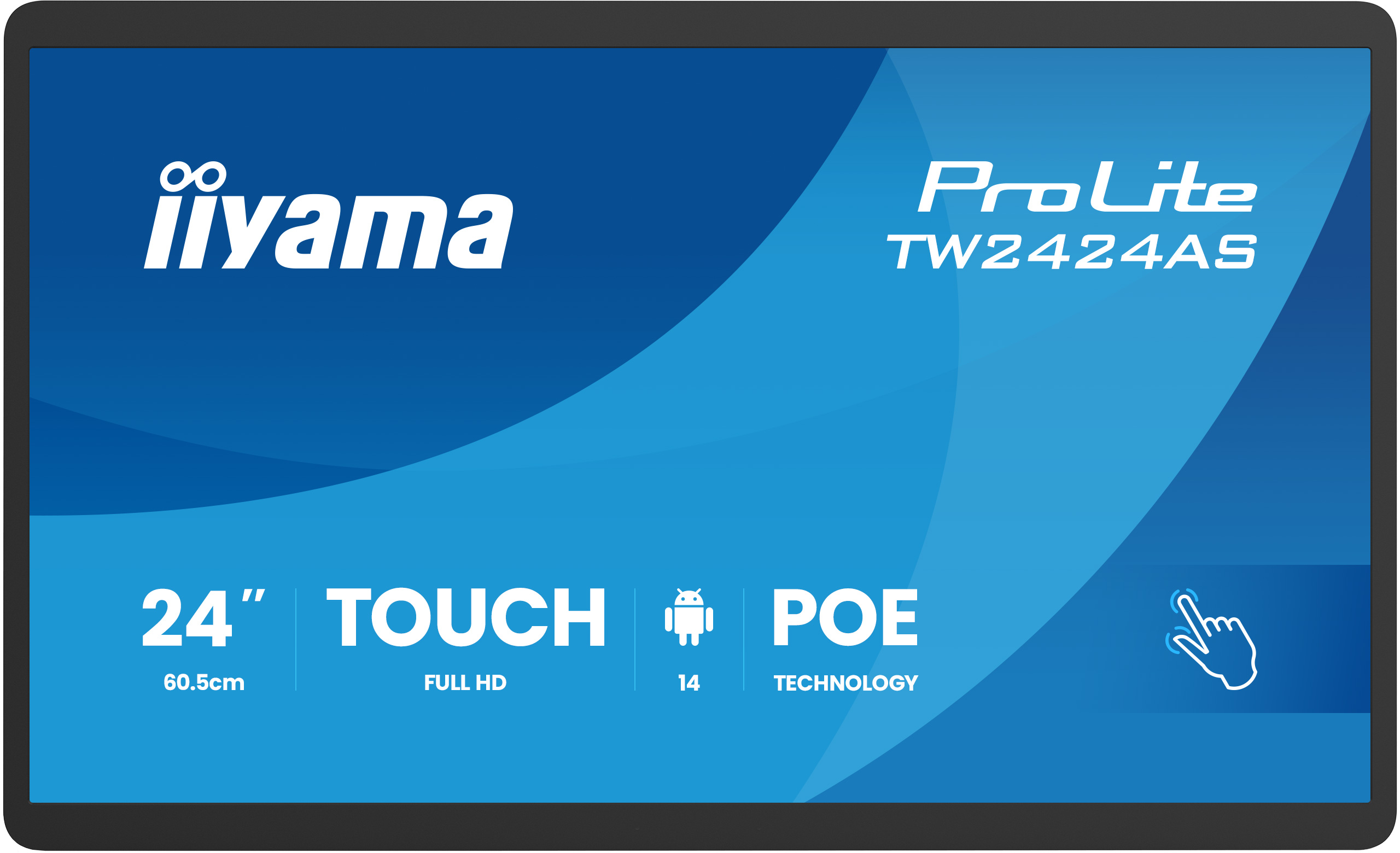 24" iiyama TW2424AS-B3P:IPS,FHD,Android