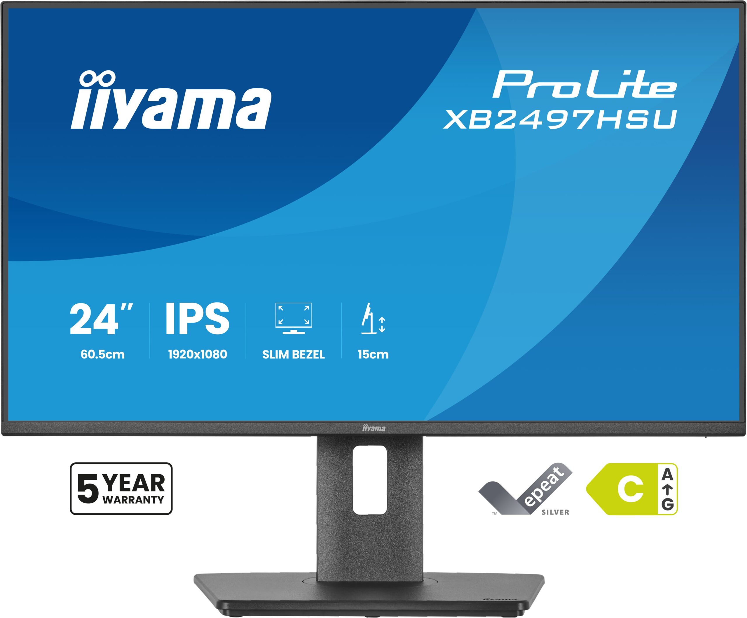 iiyama ProLite/XB2497HSU-B1/23,8"/IPS/FHD/120Hz/4ms/Černá/5R