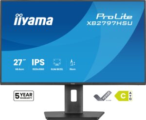iiyama ProLite/XB2797HSU-B1/27"/IPS/FHD/120Hz/4ms/Černá/5R