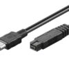 PremiumCord FireWire 800 kabel,1,8m,  9pin-6pin